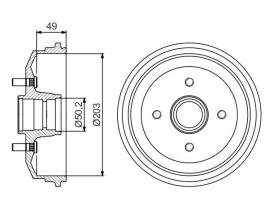 FREN KAMPANASI - 203.0 / 49.0 MM