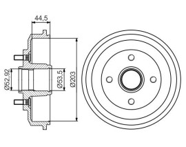 FREN KAMPANASI - 203.0 / 81.0 MM