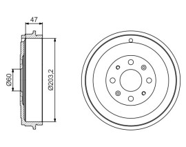 FREN KAMPANASI 203.2 / 47 MM