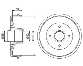 FREN KAMPANASI - 203.3 / 50 MM