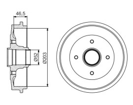 FREN KAMPANASI 203 / 46.5 MM