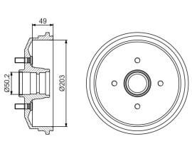 FREN KAMPANASI - 203 / 49 MM