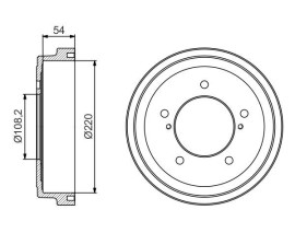FREN KAMPANASI - 220 / 54 MM