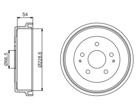 FREN KAMPANASI - 228.6 / 53.5 MM