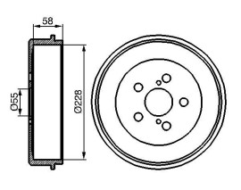 FREN KAMPANASI - 228.6 / 66.5 MM