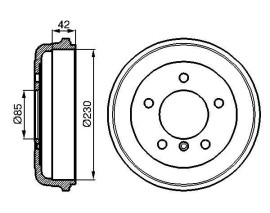 FREN KAMPANASI - 230.0 / 43.0 MM