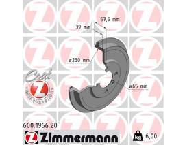 FREN KAMPANASI - 230 / 39 MM 986477194-DB4300