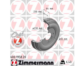 FREN KAMPANASI 230 / 64 MM 986477036-DB4278