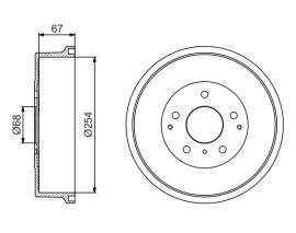 FREN KAMPANASI - 254.0 / 67.0 MM