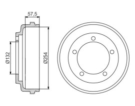 FREN KAMPANASI - 254 / 59.5 MM