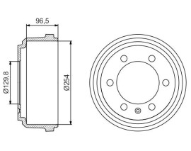 FREN KAMPANASI 254 / 96.5 MM