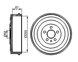 FREN KAMPANASI - 255.0 / 85.0 MM
