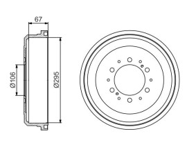FREN KAMPANASI - 295 / 67 MM