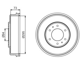 FREN KAMPANASI 295 / 73 MM