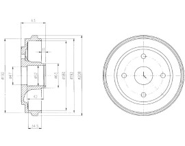 FREN KAMPANASI ARKA OPEL AGİLA / SUZUKI WAGON R 02/00