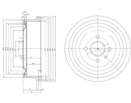 FREN KAMPANASI ARKA OPEL ASCONA. COMBO. CORSA VAN. KADETT. MANTA. REKORD 72 07/01
