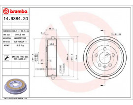 FREN KAMPANASI AUDI A2 8Z0 02/00-08/05-SEAT CORDOBA 6L2 09/02-11/09-SEAT IBIZA III 6L1 02/02-1