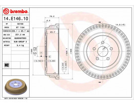 FREN KAMPANASI CHRYSLER GRAND VOYAGER III VAN GS 01/95-12/01-CHRYSLER VOYAGER-GRAND VOYAGER III G