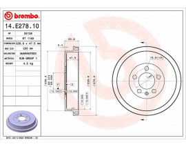 FREN KAMPANASI SKODA RAPID NH3. NK3. NK6 07/12- -SKODA RAPID SPACEBACK NH1 07/12-12/19-VW POLO V