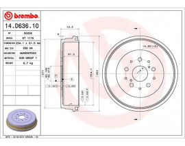 FREN KAMPANASI TOYOTA HILUX VII PİCKUP N1. N2. N3 08/04-