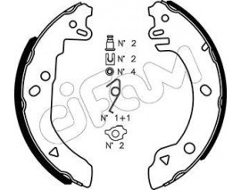 FREN PABUCU FORD EUROPE V XR2İ;1.8 D;1.8 TD;1.8İ 16V / FİESTA III VAN. COURİER : 1.3;1.8 D;1.8 TD /