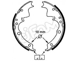 FREN PABUCU IVECO TRUCK / LDV / FORD EUROPE / DAF TRUCK / BEDFORD / ALFA ROMEO / FIAT : 30.10;30.8;3