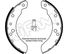 FREN PABUCU TALBOT / FORD EUROPE ANSİT III V : 1.6;2.0;2.4 D;2.5 D / TRANSİT IV T : 1.6;2.0;2.0