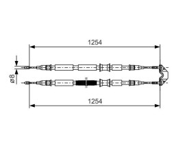 FREN TELİ. 1254 / 1060 MM