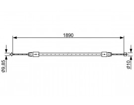 FREN TELİ. 1890 MM 1987482192