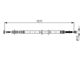 FREN TELİ. SAĞ. 1511 MM