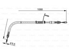 FREN TELİ TOURNEO CUSTOM FT 300 2.2 TDCİ 09.2012 - 12.2017; TRANSİT CUSTOM FT 250 1987482544