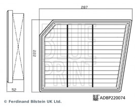 HAVA FILTRESI BMW B48 F40 F44 F39 MINI B48 F60 F54 F56