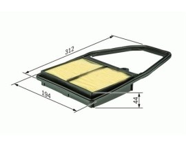 HAVA FİLTRESİ CIVIC VII 1.4-1.6-1.7 ie VTEC- 2.0 Type-R 01-05 TIRNAKLI x