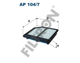 HAVA FİLTRESİ CIVIC VIII HB/SEDAN 07-12 1.6-1.8 225x195x44