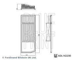 HAVA FİLTRESİ PANDA III. PANDA III 4X4. PANDA III VAN. PANDA III VAN 4WD. PANDA III VAN 4X4