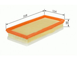 HAVA FİLTRESİ PARTNER 06 BERLINGO 05 P206 04 P207 06 P307 04 P308 07 C3-C4 1.6HDI
