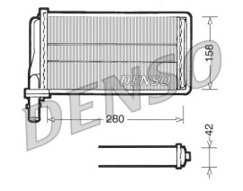 HEAT EXCHANGER. İNTERİOR HEATİNG ALFA ROMEO 166 98-07