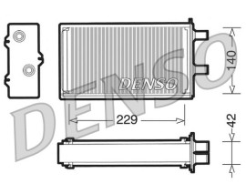 HEAT EXCHANGER. İNTERİOR HEATİNG AUTOBIANCHI Y10 85-95