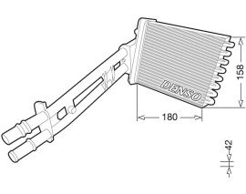 HEAT EXCHANGER. İNTERİOR HEATİNG FIAT 500 C 312 07-