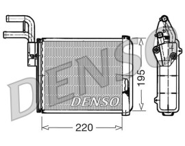 HEAT EXCHANGER. İNTERİOR HEATİNG FIAT DUCATO 230 94-02
