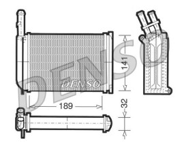 HEAT EXCHANGER. İNTERİOR HEATİNG FORD FIESTA I 76-86