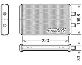 HEAT EXCHANGER. İNTERİOR HEATİNG IVECO DAILY III 97-06