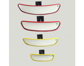 İÇ DİKİZ AYNASI TARAFTAR GALATASARAY GS 4 LÜ SET EĞİK KOLLU CAMA MONTAJ 1.601.050E GS