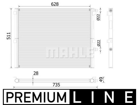 ILAVE SU RADYATORU BMW B48 B58 G30 F90 G31 G32 G11 G12 G15 F92 G16 F93 G14 F91 PREMIUM LINE