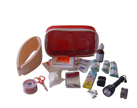 İLK YARDIM SETİ BEZ ÇANTA - BOYUNLUKLU HIRDAVAT