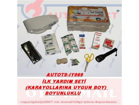 İLK YARDIM SETİ KARAYOLLARINA UYGUN BOY BOYUNLUKLU HIRDAVAT