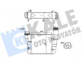 İNTERCOOLER A4-SEAT EXEO-EXEO ST 2.0 TDI-2.0 TFSI 00