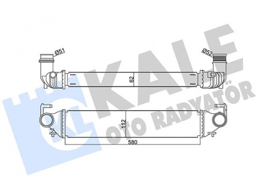 INTERCOOLER AL/PL/BRZ FIAT 500X-JEEP RENEGADE