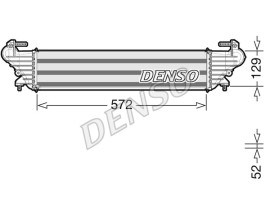 INTERCOOLER. CHARGER FIAT 500L 12-