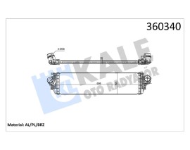 INTERCOOLER FORD FOCUS IV 17 1.0-1.5 ECOBOOST 30MM
